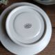 2 cups and saucers bistro Apilco model Flora