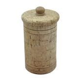 Jar with 100% cork lid