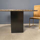 Table ronde en granit vintage, années 1970