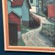 Original Swedish Oil on Canvas – “Stryket, Nordingrå” – Signed – Dated 1959 – Vintage & Framed – 52 × 44 cm (20.5" × 17.3")