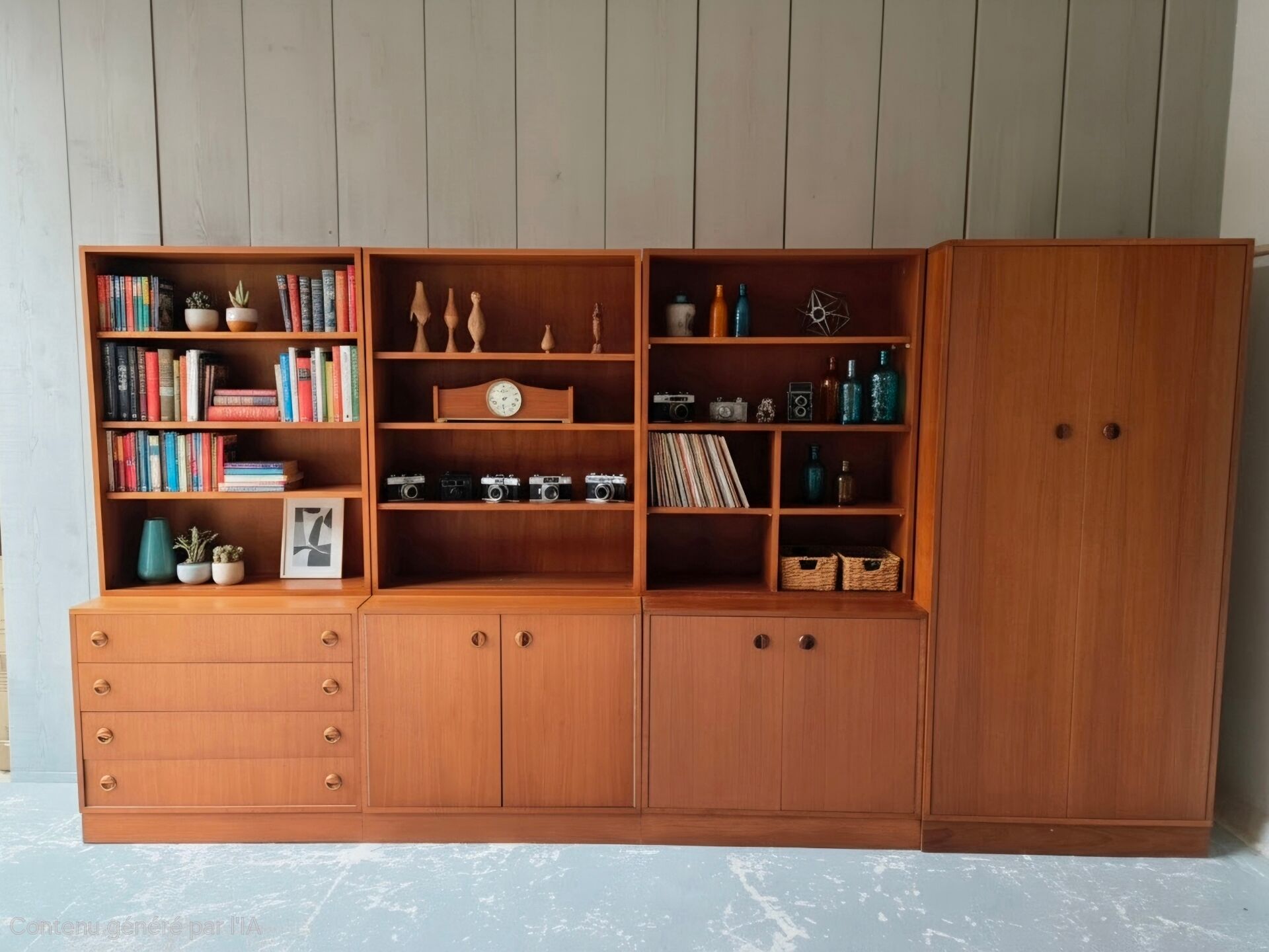 Teak wardrobe