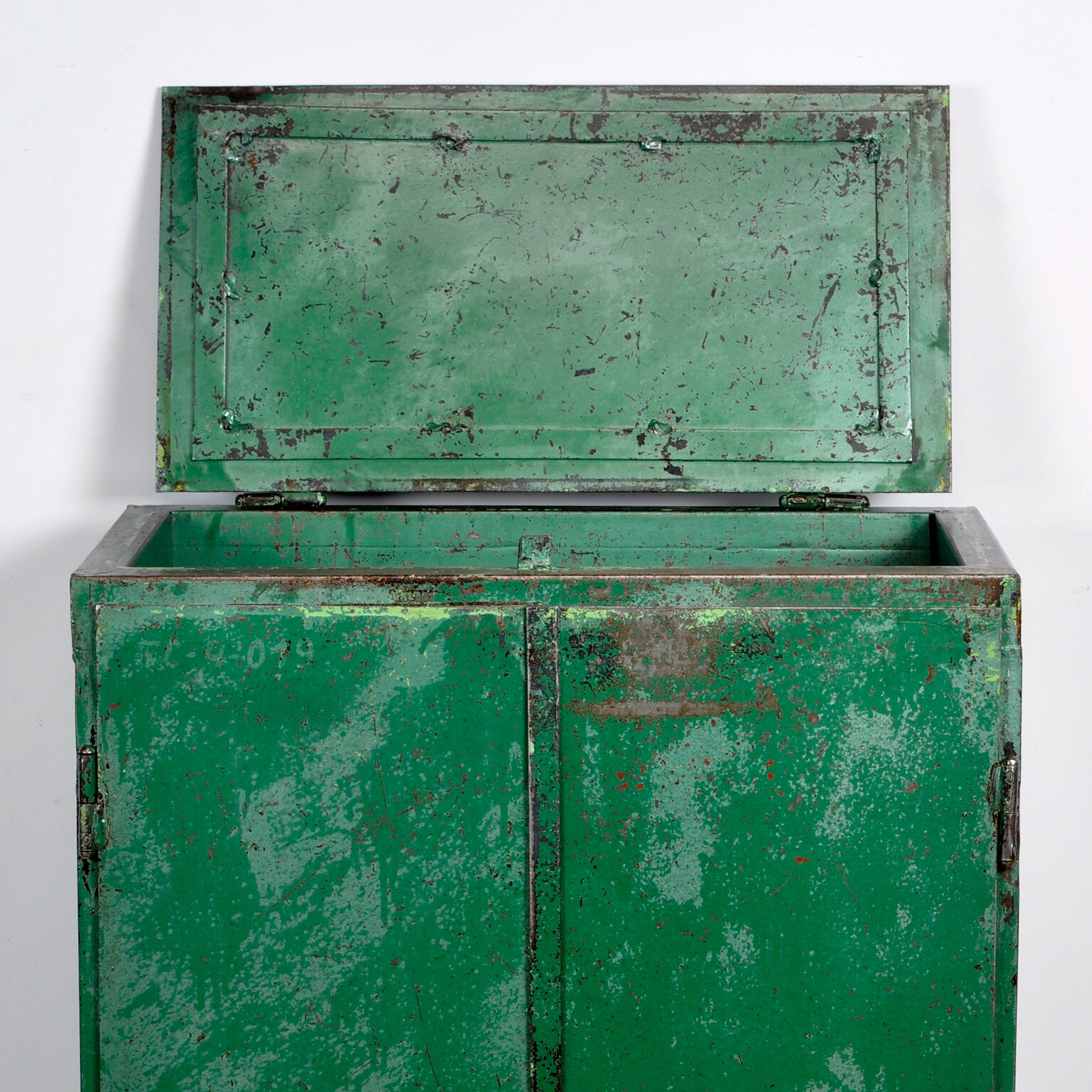 Industrial Iron Cabinet, 1960s