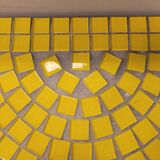 Pair of floating consoles, tesela mosaic, Art Decó, 50's – France