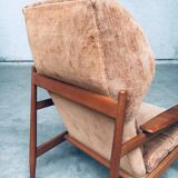 Set of Mid-Century Scandinavian Wingback Armchairs, Denmark, 1960s