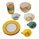 Lot service duralex couleur - vintage
