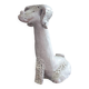 Antique zoomorphic sculpture in glazed terracotta