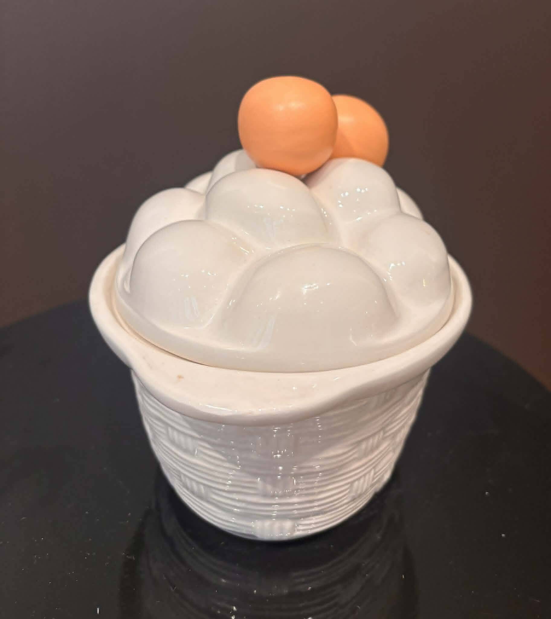 Ceramic egg terrine