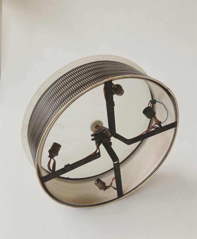 Modernist Art Deco Ceiling Light by Arlus 1950