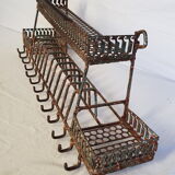 Old wall shelf - metal drainer