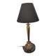 Lampe métal doré et marbre