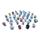 Set of 38 egg cups