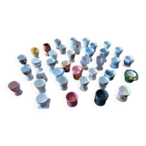 Lot de 38 coquetiers