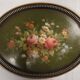 Oval tray in painted sheet metal Napoleon III