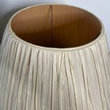 Antique pleated silk lampshade