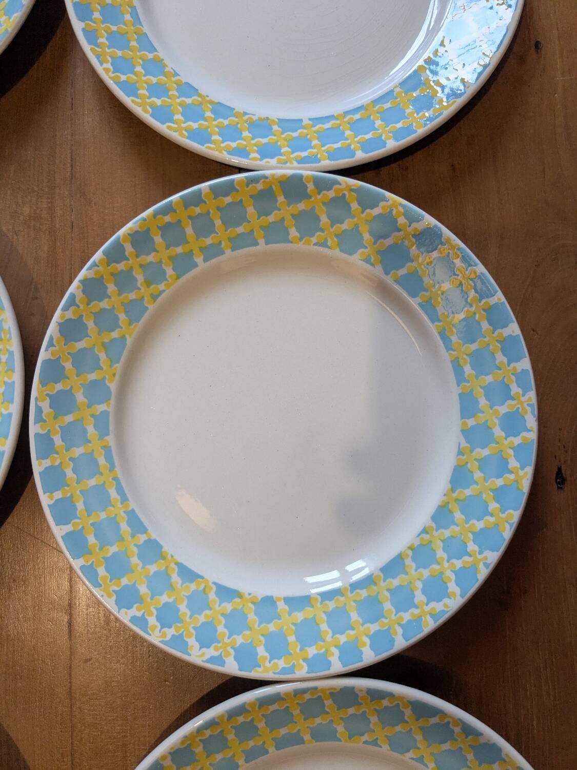 8 Digoin Sarreguemines dinner plates