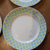 8 Digoin Sarreguemines dinner plates