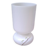 Vintage white opaline lamp