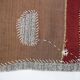 Dusty Pink Moroccan Wall Hanging, Handmade Wool Wall Hanging, 106x106