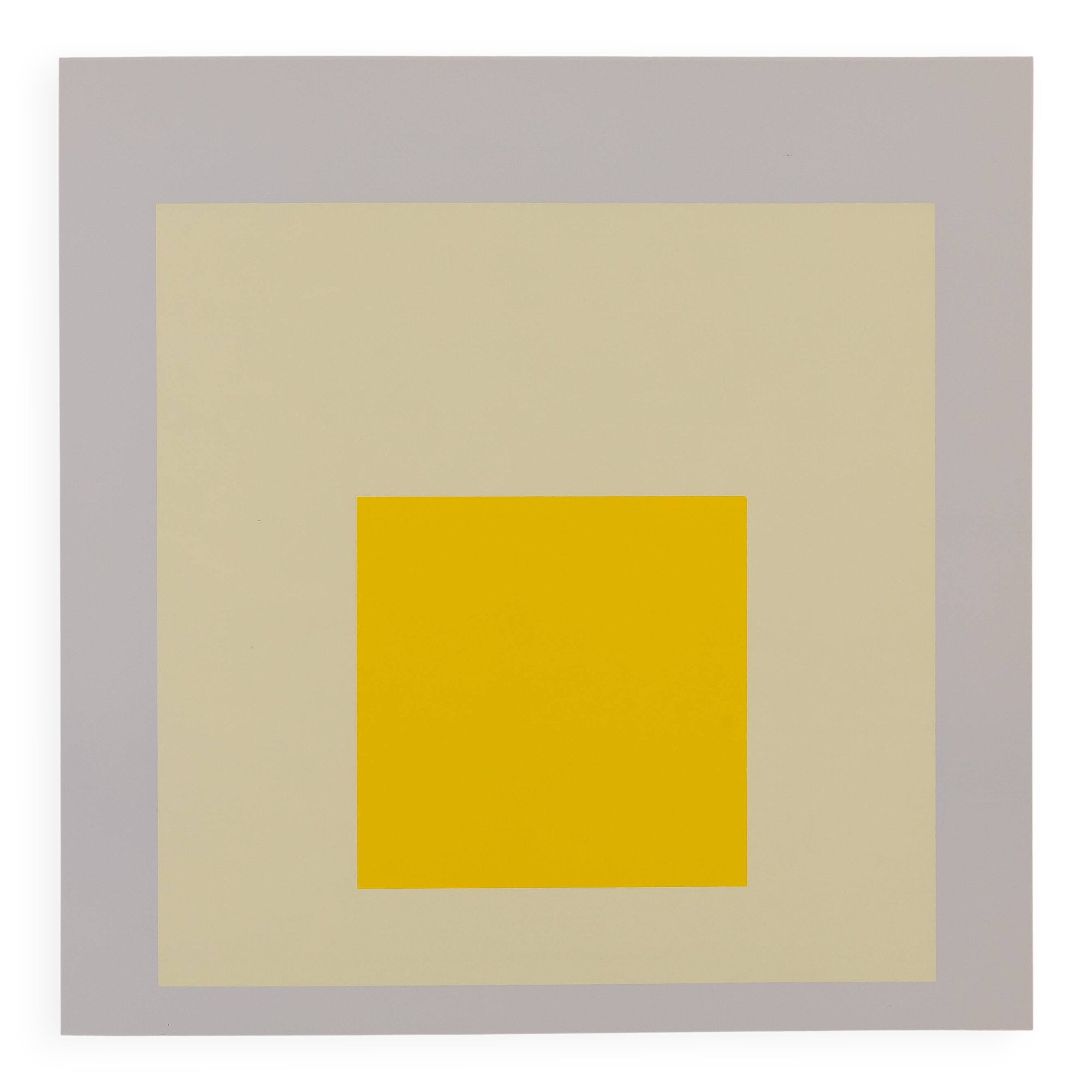 Josef ALBERS: Homage to the Square, Impact - Colour Screen Print