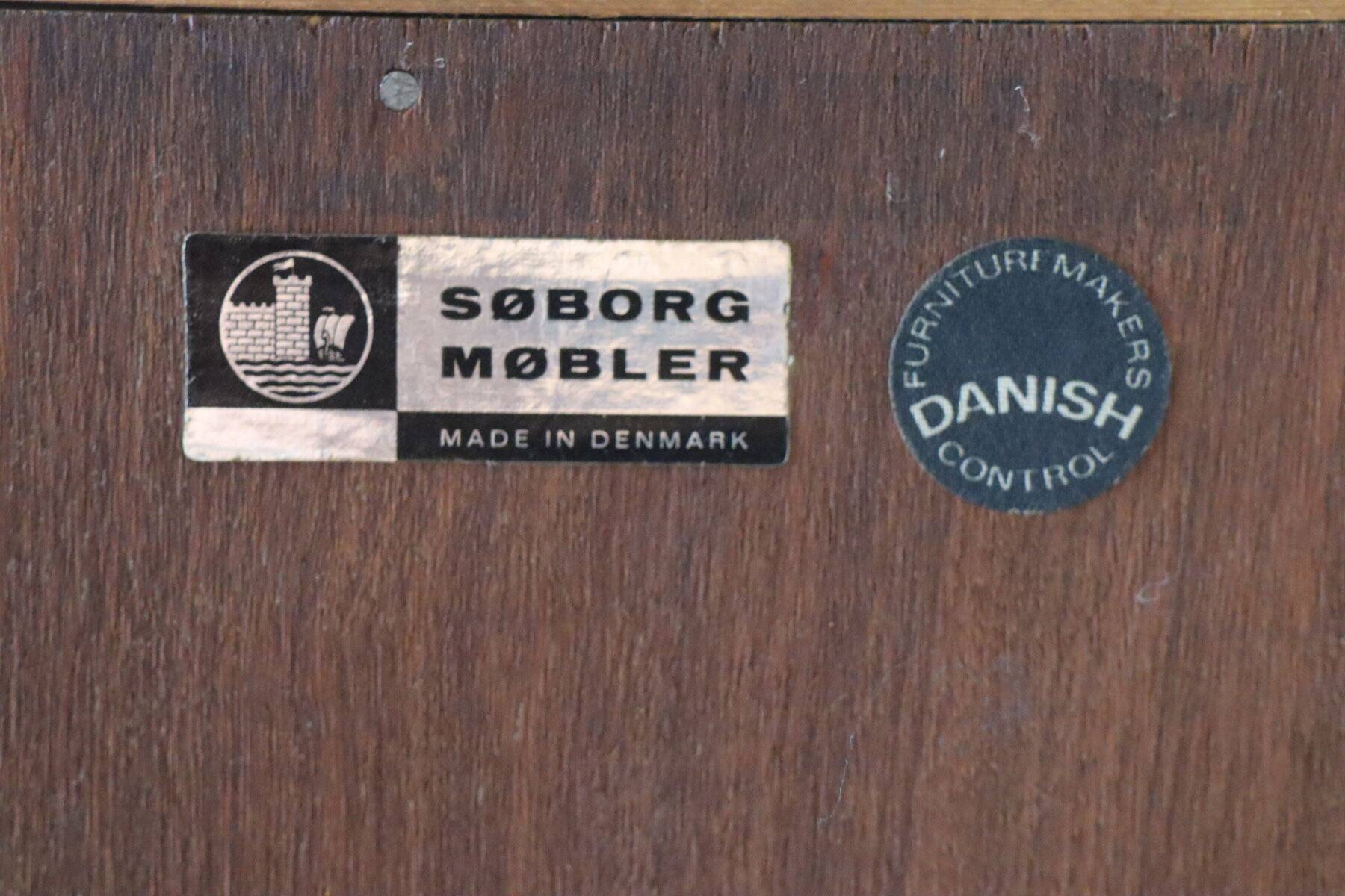 Scandinavian secretary Borge Mogensen Soborg edition, 1960