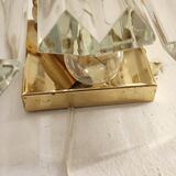 "Kinkeldey" crystal wall light. Germany, 1970s.