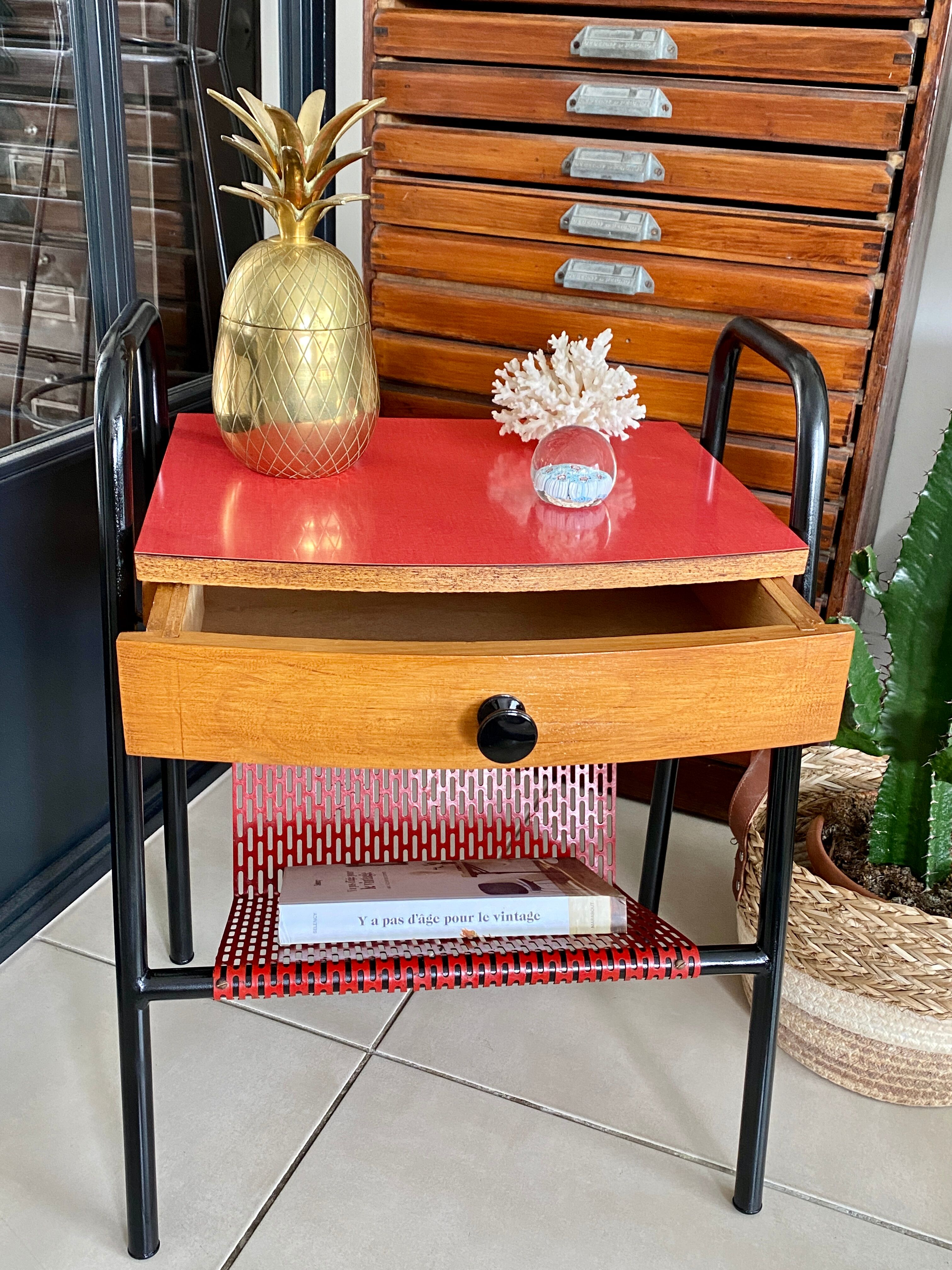 Vintage Hitier bedside table