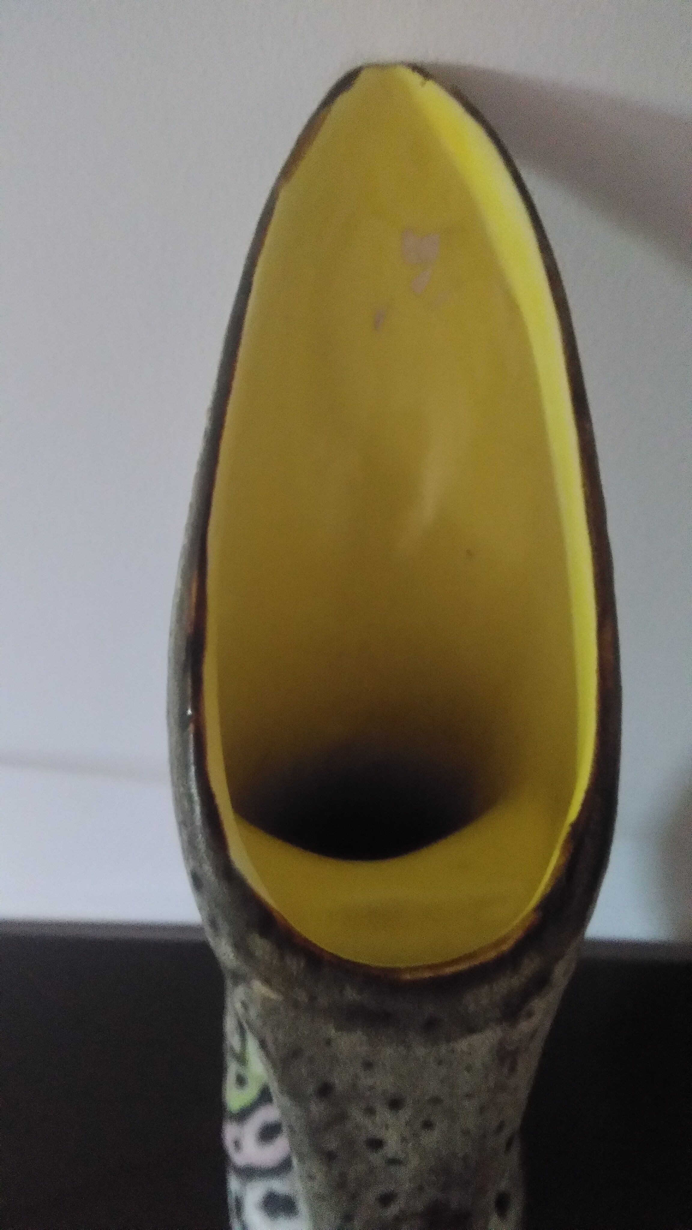 Vallauris vase signed Bessonne years 50
