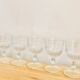 Set of 8 vintage walking glasses Bormioli, Italy