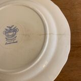 10 old blue earthenware dessert plates Burgenland Villeroy and Boch 1950