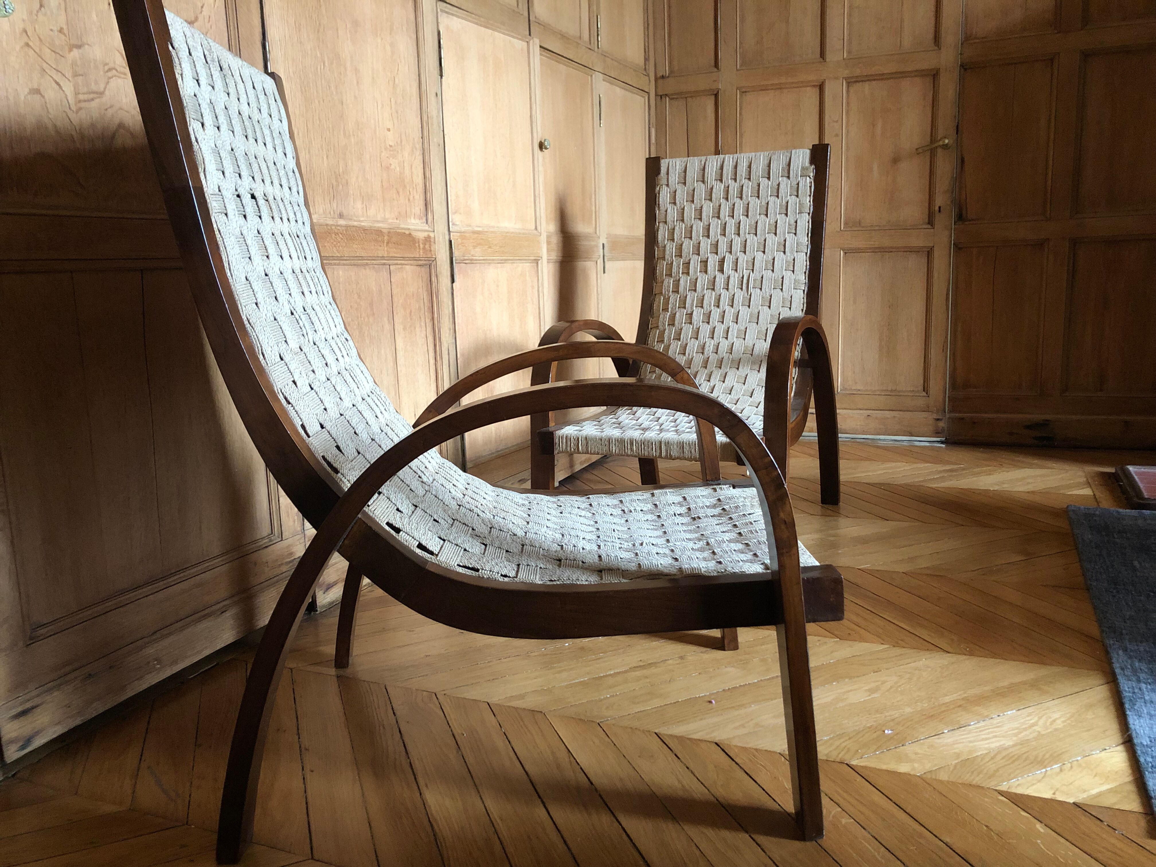 Paire de fauteuils, Italie, années 40