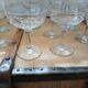 11 antique champagne glasses