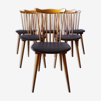 Set of 6 Baumann chairs