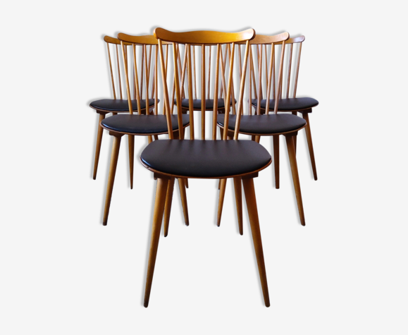 Set of 6 Baumann chairs