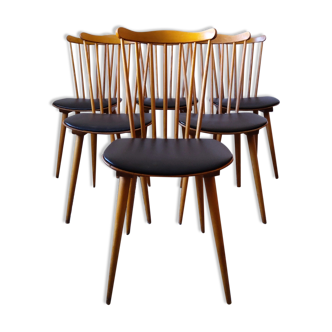 Set of 6 Baumann chairs
