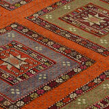 Anatolian handmade kilim rug 315 cm x 184 cm