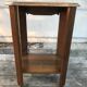 Ancienne table d’appointart deco bois vintage