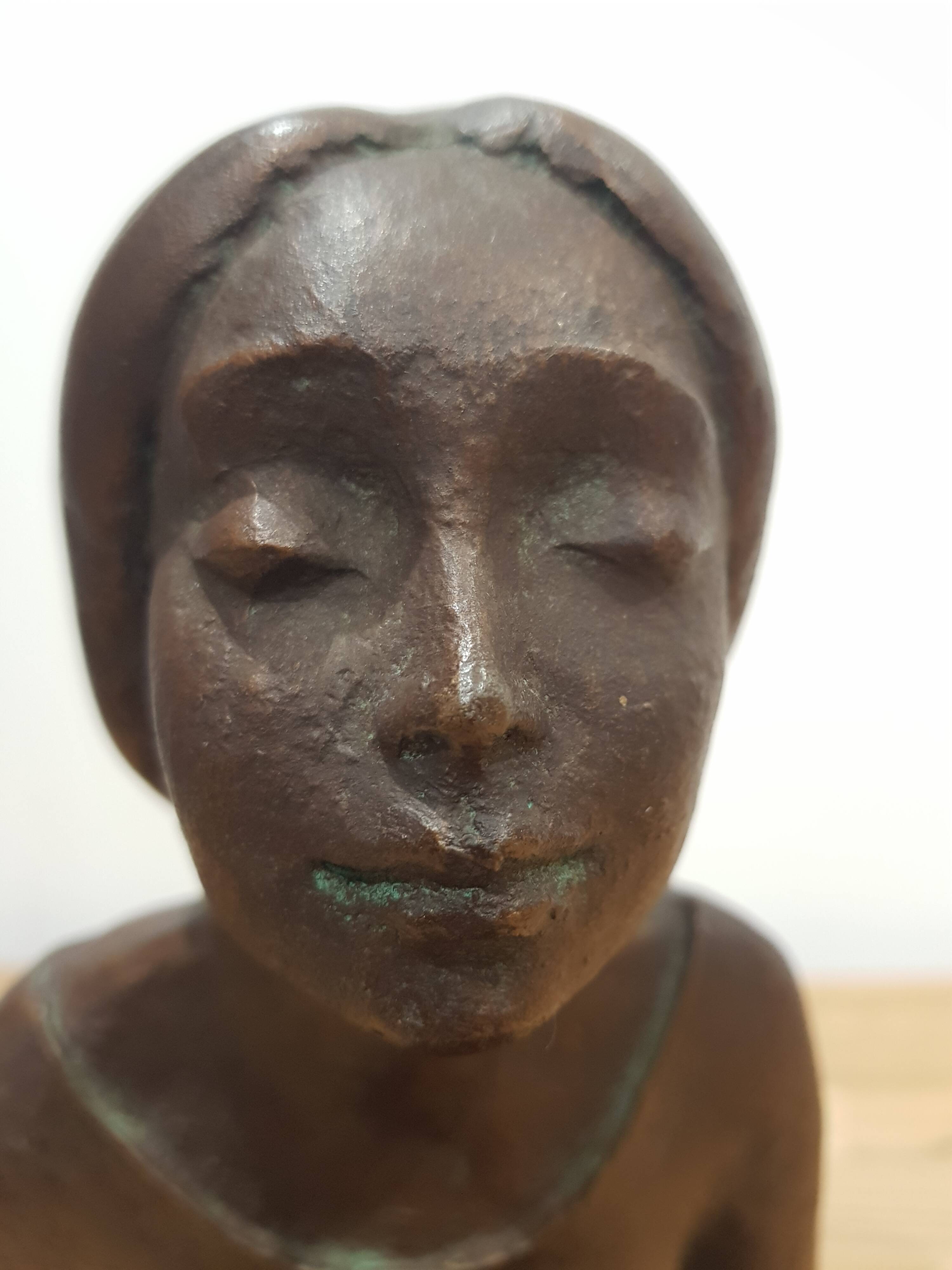 Achatit, woman figurine, Germany, 1960s/1970s.