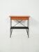 Table de chevet scandinave en acajou et fer par IKEA, modèle "Rolf"