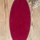 Vintage oval beveled mirror