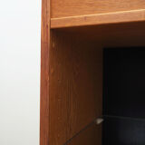 Oak bookcase, Danish design, 1970s, manufactured by ÆJM Møbler