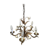 Flower wreath chandelier, 60s