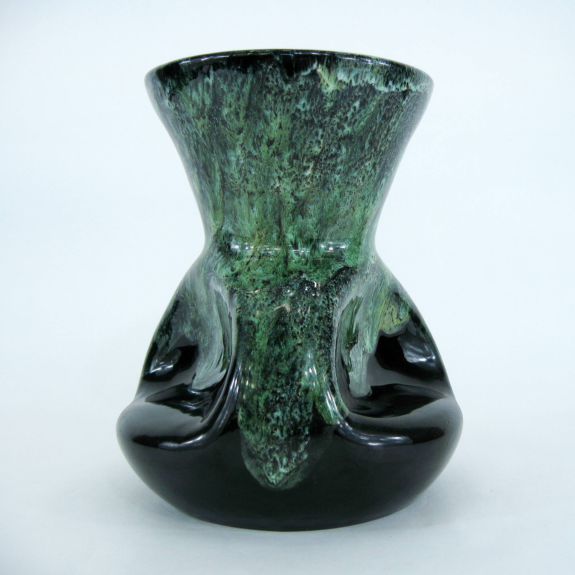 Gaubier ceramic vase Saint-Amand-en-Puisaye - vintage 1950s