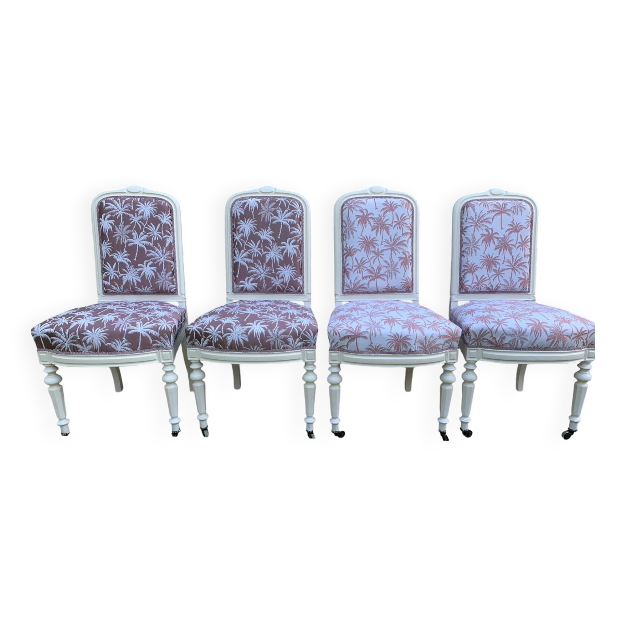 4 Napoleon III chairs