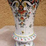 Vase faïence Rouen