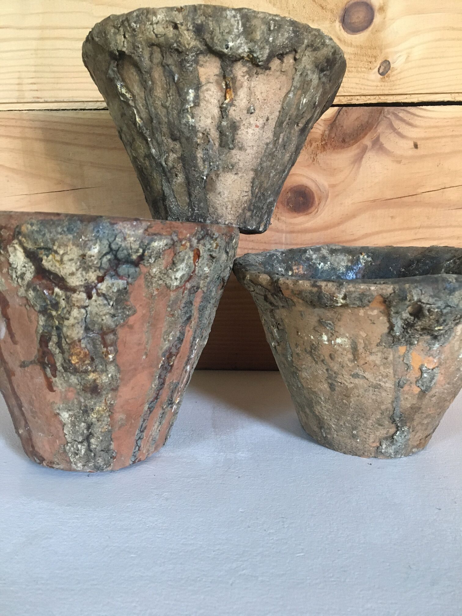 Terracotta resin pot