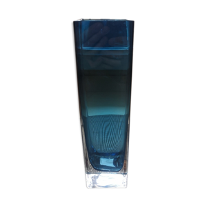 Vase sommerso bleu et transparent - années 1960/1970