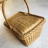 Old wicker basket