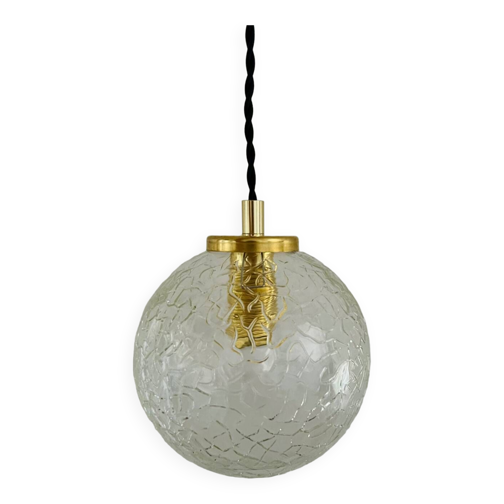 Glass pendant light