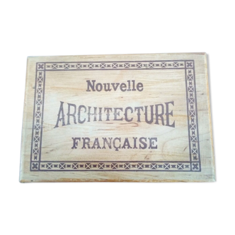 Old new wooden construction game french architecture