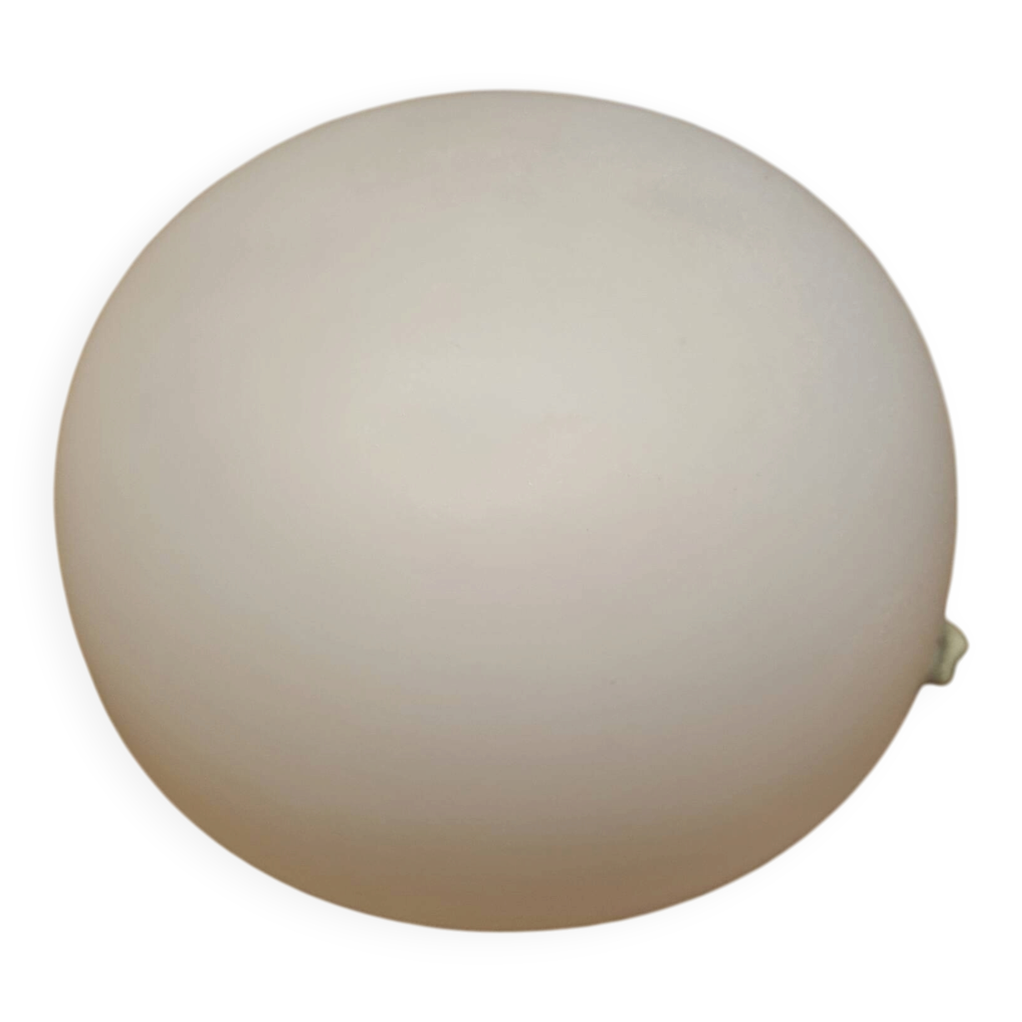 Plafonnier opaline blanche de 1970